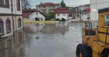 Havza'da Kuvvetli Sağanak Sebebiyle Taşkın Olmuştu