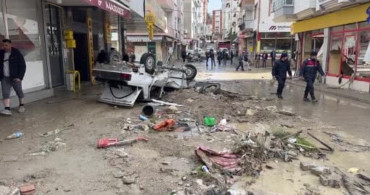 Havza'da Sel Felaketi: İlk Görüntüler Ortaya Çıktı