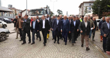 Havza’da Sel Felaketi Sonrası Destek Paketleri Açıklandı