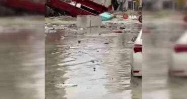 Havza'da Sel Fırtınası: Anlık Görüntüler