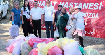 Hayat hastanesinden çevre bilincine yönelik anlamlı bir etkinlik