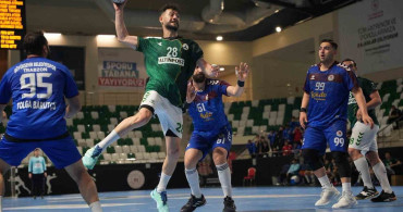 Hentbolda Giresunspor ve Trabzon Büyükşehir Belediyesi Beraberlik Yaşadı