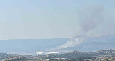 Hierapolis antik kent yakınında örtü yangını