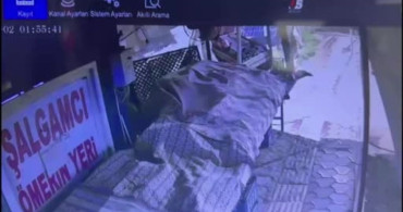 Hırsızlık Anı Güvenlik Kamerasında