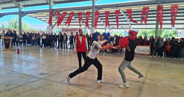Hisarcık’ta Geleneksel Matrak Oyunu Göz Doldurdu