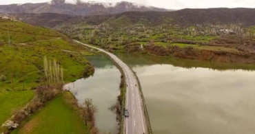 Hizan'daki Gayda Barajı Gölü'nde Eşsiz Manzara