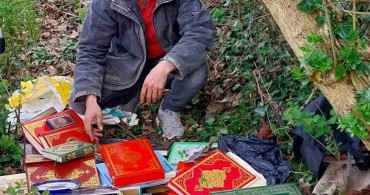Hollanda’da yaşayan gurbetçi bulduğu Kur’an-ı Kerimleri Müslüman ailelere dağıttı