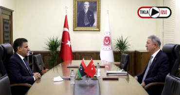 Hulusi Akar, Libya Savunma Bakanı Namroush ile Görüştü