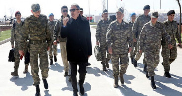 Hulusi Akar, Sınırda Denetim Yaptı