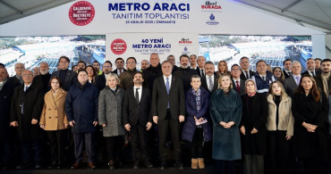 İBB, 40 Yeni Metro Aracını Tanıttı