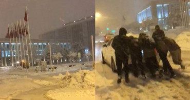 İBB Kapısının Önünü Temizleyemedi: Görüntüler Pes Dedirtti!