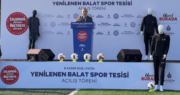 İBB'den Balat Spor Tesisi Açılışı