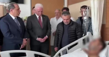 İçişleri Bakanı Çiftçi, Beşiktaş'taki Terör Saldırısında Yaralanan Polisle Görüştü