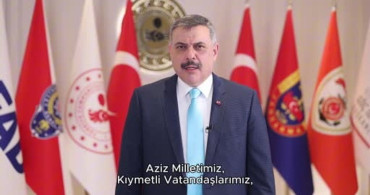 İçişleri Bakanı Çiftçi'den Kurban Bayramı Mesajı
