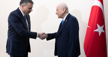 İçişleri Bakanı Çiftçi'den MHP Lideri Bahçeli'ye Ziyaret