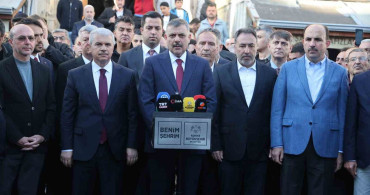 İçişleri Bakanı Mustafa Çiftçi Bayram Namazını Konya'da Kıldı