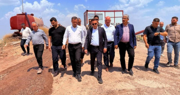 İdil’deki şantiye ve konkasör tesisinde inceleme