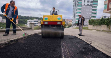 İlkadım Belediyesi'nden Yol Yapım Çalışmaları