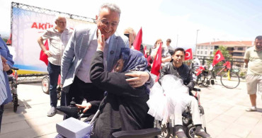 İlkadım'da engelli araçları ihtiyaç sahiplerine ulaştırıldı