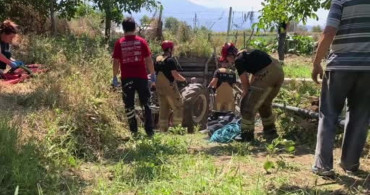 İnegöl'de traktör kazası: yaşlı adam ağır yaralandı, torunları hafif yaralandı