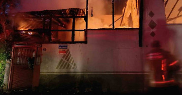 İnegöl'de Yangın: Tek Katlı Ev Kül Oldu