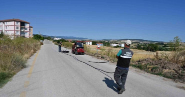 İnönü TOKİ konutlarına Martlı Suyu ulaştırma çalışmaları sona yaklaşıyor