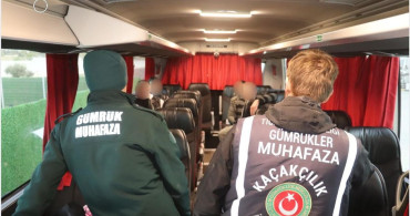 İpsala Sınır Kapısı'nda Dört Düzensiz Göçmen Yakalandı