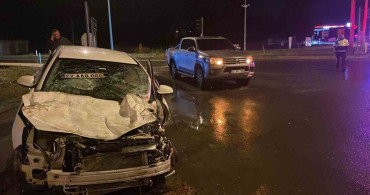 İpsala'da Tır ve Araçlar Çarpıştı: 1 Kişi Yaralandı