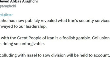 İran'dan Netanyahu'nun BAE Ziyaretine Sert Tepki
