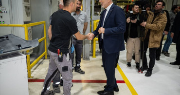 Işıkhan, işçilerle iftar yaptı