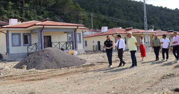 Işıklı Mahallesi’ndeki kırsal afet konutlarında sona gelindi