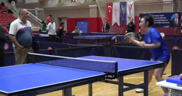 İşitme Engelliler Masa Tenisi Türkiye Şampiyonası Samsun'da Başladı