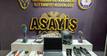 İskenderun'da hırsızlık yapan 4 şahıs tutuklandı