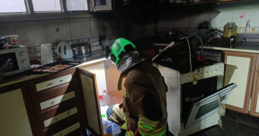 İskenderun'da Mutfak Yangını Kontrol Altına Alındı