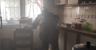 İskenderun'da ocakta unutulan yemek yangına neden oldu