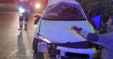 İskenderun'da Trafik Kazası: Yaralı Sürücü Hastaneye Kaldırıldı