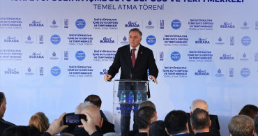 İSKİ Eyüpsultan İçme Suyu Deposu ve Terfi Merkezi'nin Temeli Atıldı