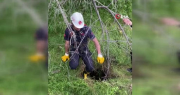 Isparta'da Foseptik Çukurundan Kurtarma Operasyonu