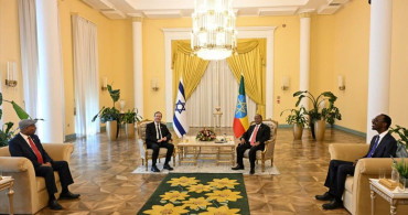 İsrail Cumhurbaşkanı Isaac Herzog, Etiyopya'da Devlet Başkanı Taye Atske Selassie ile Görüştü