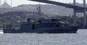 İstanbul Boğazı'nda Hareketlilik! Mayın Arama Gemileri Art Arda Geçti