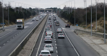 İstanbul-Tekirdağ Yolunda Bayram Yoğunluğu