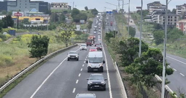 İstanbul-Tekirdağ Yolunda Kurban Bayramı Yoğunluğu