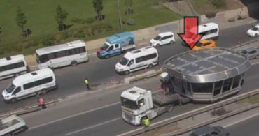 İstanbul Trafiğinde Şok Eden Görüntü!