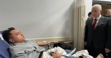 İstanbul Valisi Davut Gül, Yaralı Polis Memurlarını Ziyaret Etti