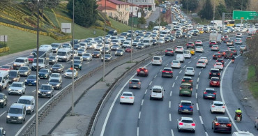 İstanbul'da Akşam Trafik Yoğunluğu Yüzde 89'u Buldu