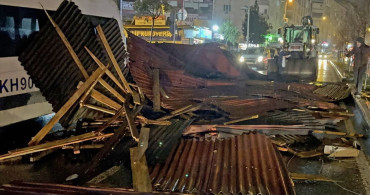İstanbul'da Fırtına Nedenli Zararlar