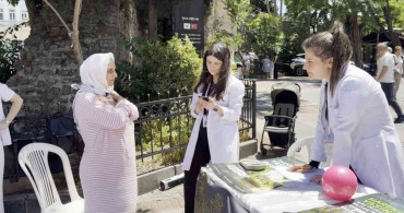İstanbul’da 'hareket yaşını öğren, sağlıklı yaşa' standı kuruldu