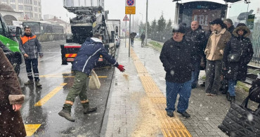 İstanbul'da Karla Mücadele Çalışmaları Devam Ediyor