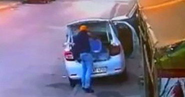 İstanbul'da levyeli soygun! 80 bin liralık sigaraları ekmek sepetine doldurup kaçtılar: O anlar kameralara yansıdı