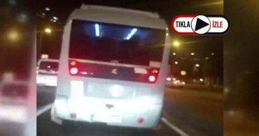 İstanbul'da Minibüsçülerin Yolcu Alma Yarışı